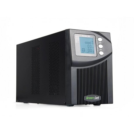 Zasilacz Awaryjny UPS Green Cell On-line MPII Podwójna Konwersja LCD 1000VA 900W