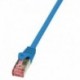 Patchcord LogiLink CQ2036S CAT.6 S/FTP 1m, niebieski