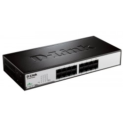 Switch 16-portowy D-LINK DES-1016D L2 16x10/100 Desktop/Rack 19'' Metal NO FAN