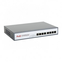 Switch 8level GEPS-1808 8x10/100/1000Mbps PoE-af Rack/desktop