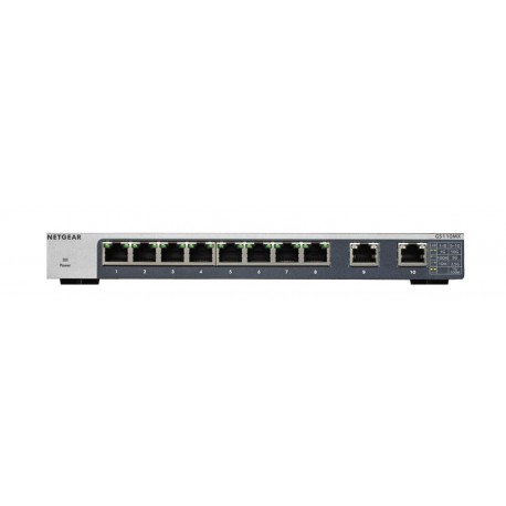 Switch niezarządzalny Netgear GS110MX LAN 8x1G 2x10G