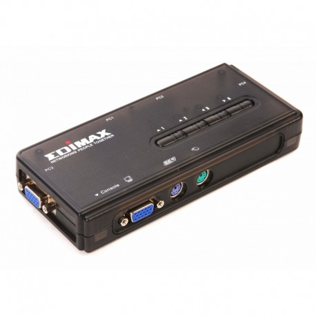 Switch KVM Edimax EK-PSK4 4xPS2 z kablami