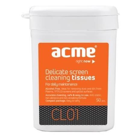Chusteczki czyszczące TFT/LCD/CRT ACME CL01