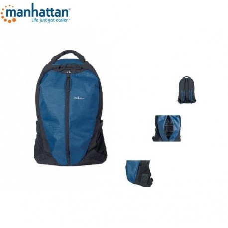 Plecak do notebooka Manhattan Airpack 15,6", czarno-niebieski A-NBZP06