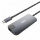 Hub USB Unitek Y-DK09016 USB Typ-C + HDMI + VGA + Gigabit + Power Delivery