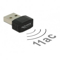 Karta sieciowa bezprzewodowa Delock Nano USB AC600 Dual Band wewnętrzna antena