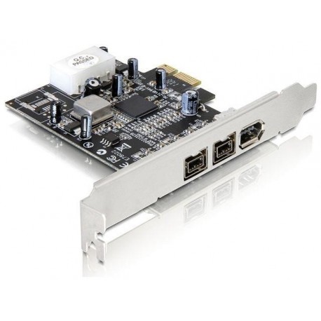 Kontroler FireWire Delock PCI Express - FireWire 2x 1394B + 1x 1394A