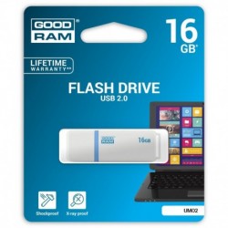 Pendrive GOODRAM 16GB UMO2 USB 2.0 White