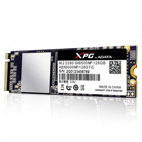 Dysk SSD ADATA XPG SX6000 128GB M.2 PCIe NVMe (1000/800 MB/s) 2280, 3D NAND