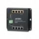 Switch zarządzalny Planet WGS-804HPT 8-Port 1000Mb/s + 4-Port PoE+ przemysłowy DIN Rail
