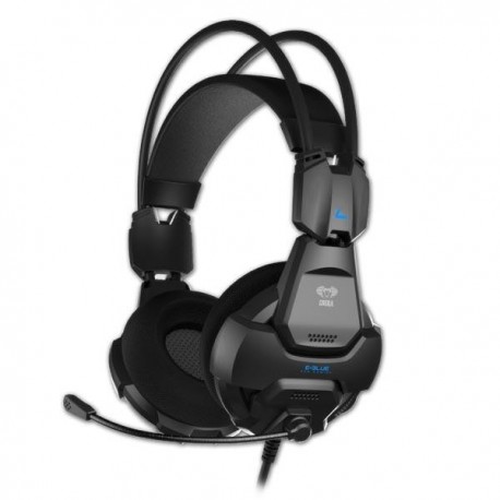 Słuchawki z mikrofonem E-BLUE Cobra HS Gaming czarne
