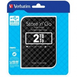 Dysk zewnętrzny Verbatim 2TB Store 'n' Go 2.5" czarny USB 3.0 GEN 2