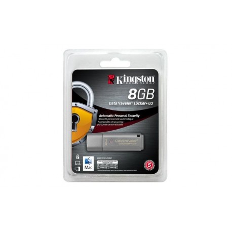 Pendrive KINGSTON DatDataTraveler Locker+ G3 8GB USB 3.0