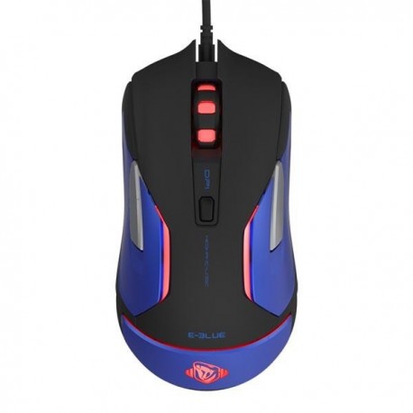 Mysz przewodowa E-Blue Auroza Gaming V2 optyczna Gaming czarno-niebieska