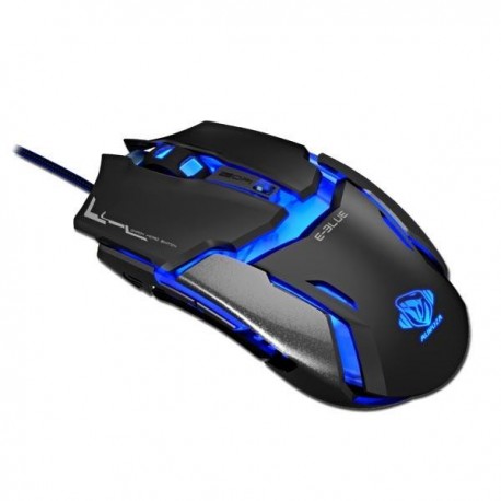 Mysz przewodowa E-Blue Auroza Type IM optyczna Gaming czarno-niebieska