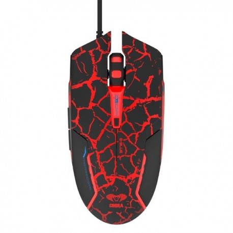 Mysz przewodowa E-Blue Cobra optyczna Gaming czarno-czerwony
