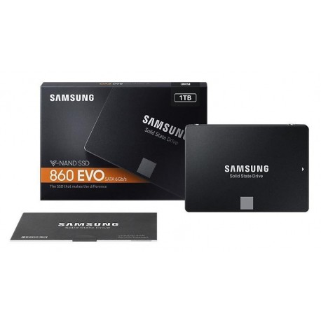 Dysk SSD Samsung 860 EVO 1TB 2,5“ SATA3 (550/520) MZ-76E1T0B/EU