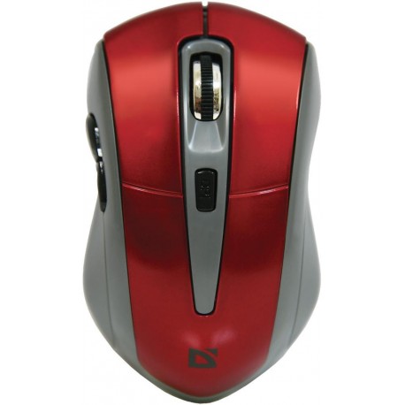 Mysz bezprzewodowa Defender ACCURA MM-965 optyczna 1600dpi 6P czerwono-szara