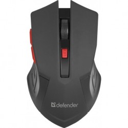 Mysz bezprzewodowa Defender ACCURA MM-275 optyczna 1600dpi 6P czarno-czerwona