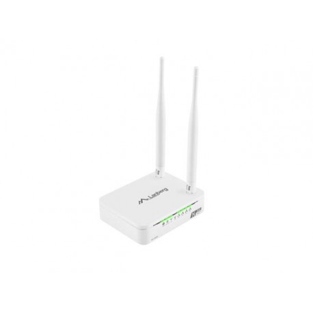 Router bezprzewodowy Lanberg RO-030FE N300 4x LAN 100Mb 2T2R MIMO 2,4GHz IPTV DSL