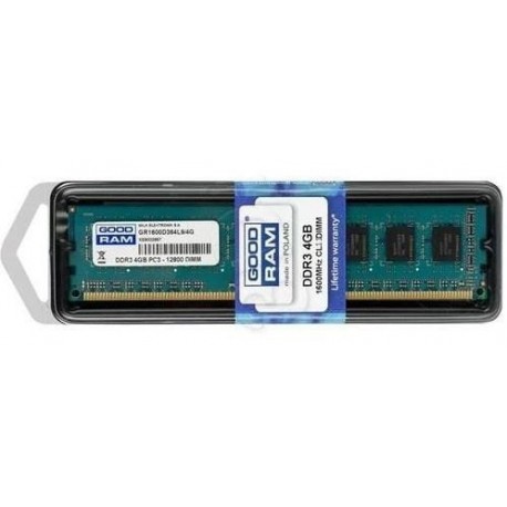 Pamięć DDR3 GOODRAM 4GB/1600MHZ PC3-12800 CL11 256 x8 Dual Rank