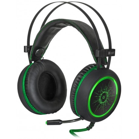 Słuchawki z mikrofonem Defender DEADFIRE G-530D Gaming czarno-zielone + GRA