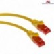 Patchcord Maclean MCTV-302 Y UTP cat6 wtyk-wtyk 2m żółty