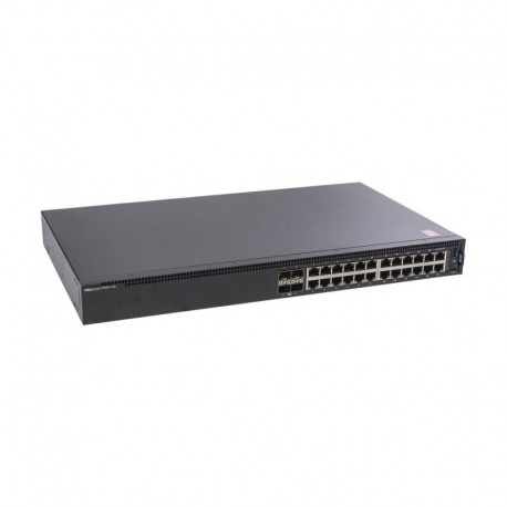 Switch zarządzalny Dell EMC Networking N1124P, L2, 24 ports RJ45 1GbE, PoE+, 4 ports SFP+ 10GbE, Stacking