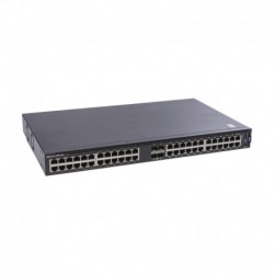 Switch zarządzalny Dell EMC Networking N1148P, L2, 48 ports RJ45 1GbE, PoE+, 4 ports SFP+ 10GbE, Stacking