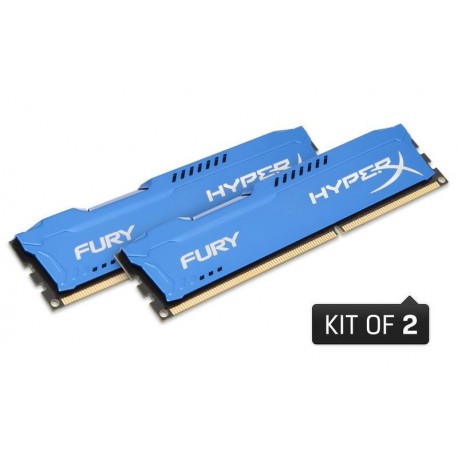 Pamięć DDR3 KINGSTON HyperX FURY Blue 8GB (2x4GB) 1600MHz 10-10-10-30