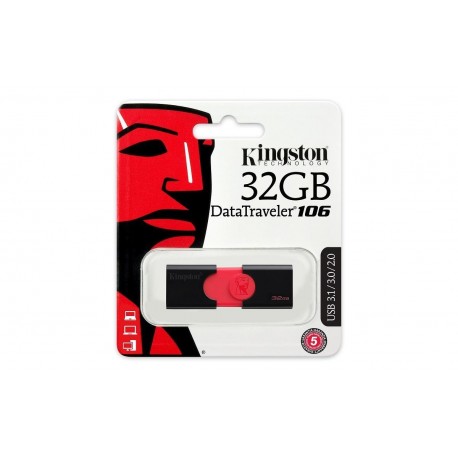 Pendrive Kingston DataTraveler DT106 32GB, USB 3.1, Read: 100MB/s