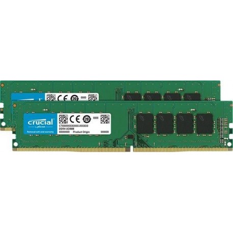 Pamięć DDR4 Crucial 16GB (2x8GB) 2400MHz CL17 DRx8 1.2V