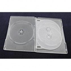 Pudełko Esperanza na 4 DVD 14mm-z Tray'ą 3123 bezbarwne matowe