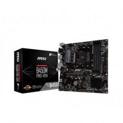 Płyta MSI B450M PRO-VDH V2/AMD B450M/DDR4/SATA3/M.2/USB3.1/PCIe3.0/AM4/mATX