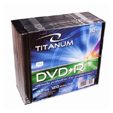 DVD+R TITANUM 16x 4,7GB (Slim 10)