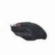 Mysz przewodowa Manta MM776G Gaming, z podświetleniem, czarno-czerwona