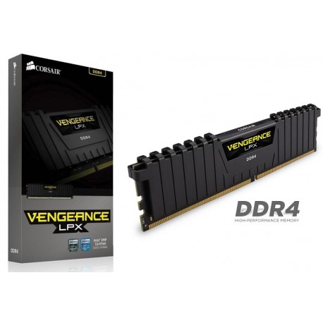Pamięć DDR4 Corsair Vengeance LPX 8GB 2666MHz XMP 2.0 CL16 1.2V Black