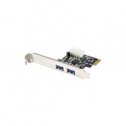 Karta Lanberg PCI Express -  USB 3.1 Gen1 2-port + śledź low profile