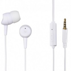 Słuchawki z mikrofonem Hama BASIC4PHONE douszne białe