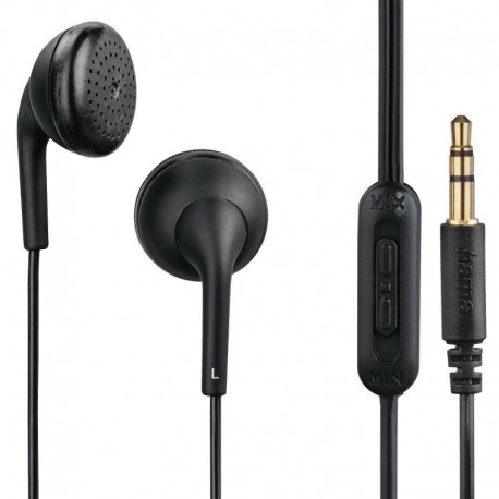 Słuchawki z mikrofonem Hama "Smart4Music VC", douszne czarne
