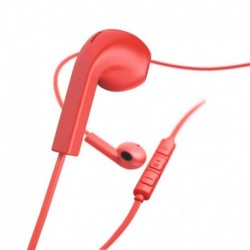 Słuchawki z mikrofonem Hama "Advance" douszne czerwone