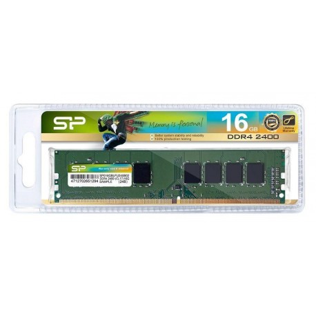 Pamięć DDR4 Silicon Power 16GB 2400MHz CL17 1.2V 1Gx8 288pin