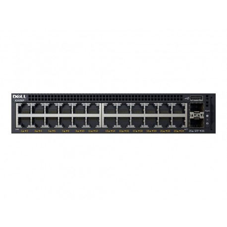 Switch zarządzalny Dell EMC Networking X1026P L2 24x1GbE (12xPoE) 2xSFP