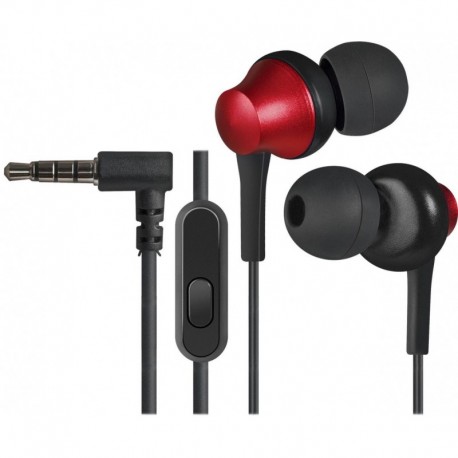 Słuchawki z mikrofonem Defender PULSE 470 douszne 4-pin czarno-czerwone