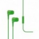 Słuchawki douszne z mikrofonem Ttec J10, zielone