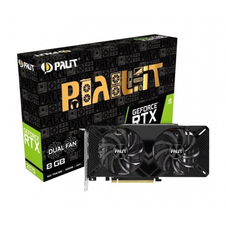 Karta VGA Palit GeForce RTX 2070 Dual X 8GB GDDR6 256bit HDMI+DP+DVI-D PCIe3.0