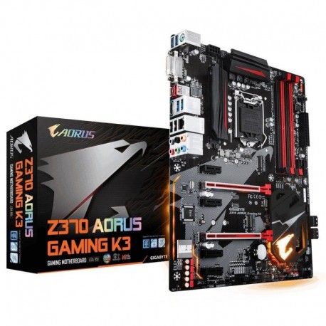 Płyta Gigabyte GA-Z370-AORUS-Gaming K3 /Z370/DDR4/SATA3/M.2/USB3.1/PCIe3.0/s.1151/ATX