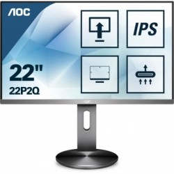 Monitor AOC 21,5" 22P2Q VGA DVI HDMI 2xDP 4xUSB 3.1 głośniki