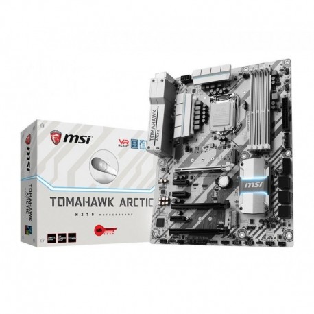 Płyta MSI H270 TOMAHAWK ARCTIC /H270/DDR4/SATA3/M.2/USB3.1/PCIe3.0/s.1151/ATX