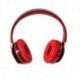Słuchawki z mikrofonem VAKOSS SK-852BR, Bluetooth, czarno-czerwone